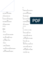 Mighty to Save (Chords) A