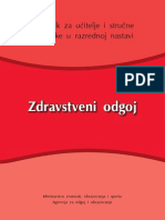 Zdravstveni Odgoj - Prirucnik OS Razredna