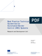 Best Practice Technical Guidelines For Automated Border Control Systems