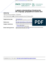 Four Barriers To The Global Understanding of Biodiversity Conservation: Wealth, Language, Geographical Location and Security by Tatsuya Amano and William J. Sutherland