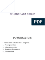 Power Sector of Reliance Ada Group