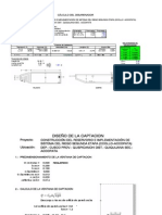 Captacion, Desarenador, y Camaras