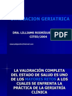 Evaluacion Geriatrica