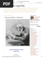 Aron, um espírita_ Imprensa Espírita - Primórdios