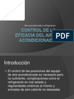 Control de La Eficacia Del Aire Acondicionado