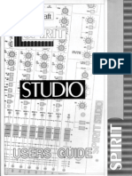 Spirit Studio User Guide