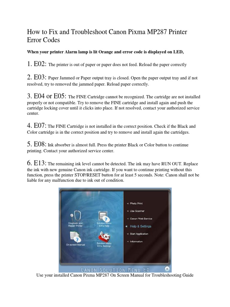 Canon Mp287 Pdf Printer Computing Media Technology
