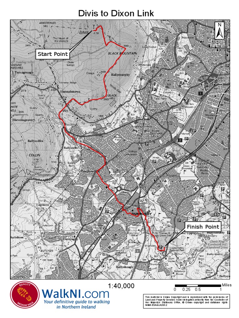 Divis to Dixon Link Map Overview | PDF