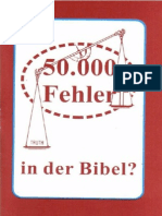 50.000 Fehler in der Bibel (Ein Gespräch mit den Zeugen Jehovas)