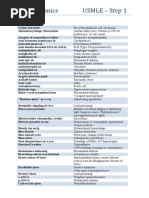 USMLE Pathognomics