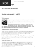 Contoh Butir Soal C1 S - D C6 - Blognya Bang Fajar