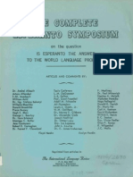 titolpagho por The complete Esperanto Symposium 1964
