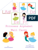 356478-STXPIA-Princess Alphabet Wall Cards