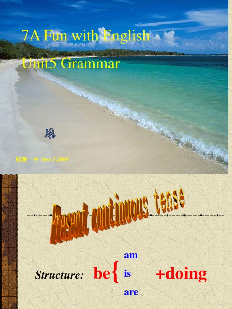 7A Fun With English Unit5 Grammar | PDF