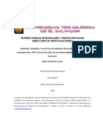 Dirección de Investigaciones: Vicerrectoría de Investigación Y Proyección Social