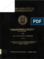 DeRMINACION EXPERIMENTAL de COERCIENTES de Trasnferencia de Calor para Conveccion Libre y Forzada