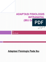 Adaptasi Fisiologis Intranatal