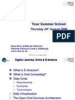 Ticer Summer School: Thursday 24 August 2006