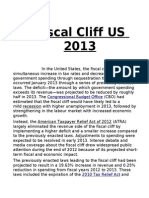 Fiscal Cliff US 2013