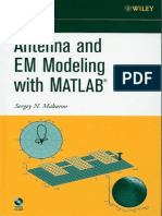 Antenna and EM Modeling With MATLAB (Makarov S.N. - 2002 - Wiley)