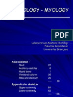 Kuliah Osteologi Miologi Umum