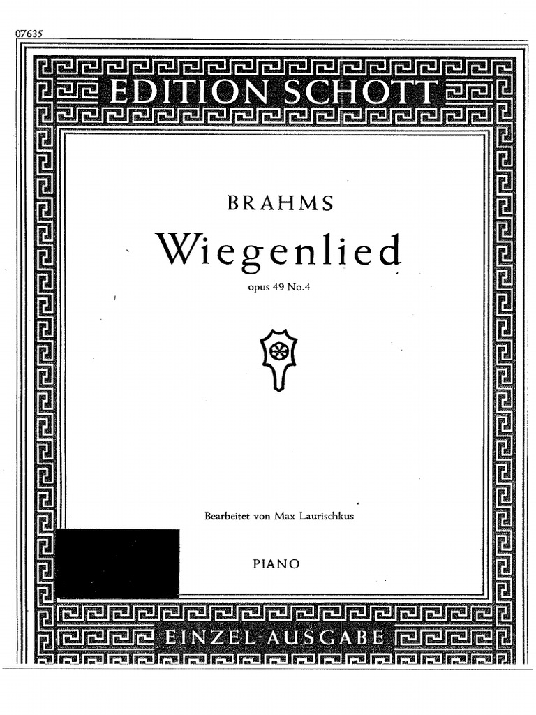 Brahms-Cancion de Cuna | PDF