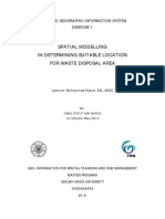 Spatial Modelling in Determining Suitable Location For Waste Disposal