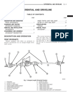 Differential and Driveline: Description and Operation Front Driveshafts