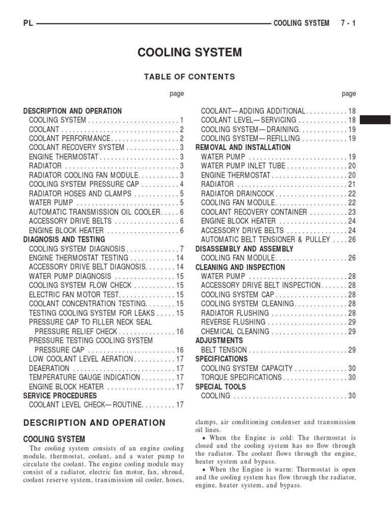 Cooling System Overview and Diagnostics | PDF | Belt (Mechanical ...