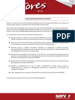 Oficinas descentralizadas de Conadis en el Perú