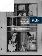 HP-19C & 29C Solutions Civil Engineering 1977 B&W