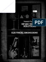 HP-19C & 29C Solutions Electrical Engineering 1977 B&W