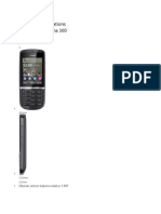 Detailed Specifications For The Nokia Asha 300: Ukuran Sensor Kamera Utama: 5 MP