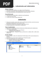 Security - Authentication and Authorization