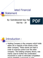 Consolidated Financial Statement