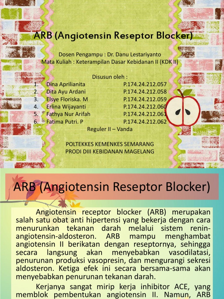 Obat ARB untuk Hipertensi dan Gagal Jantung | PDF