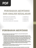 Soal Dan Jawaban Bab Perubahan Metode Akuntansi Dan Koreksi Kesalahan Kelompok 9