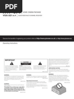 Download Pioneer VSX-321-K-P by Juan Carlos SN169976990 doc pdf