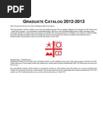 2012-2013 GraduateCatalog