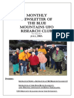 The Blue Mountains UFO Research Club Newsletter - July 2013