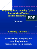 Journalizing, Costing and The Trial Balance
