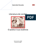 Salomão Rovedo - Literatura de Cordel (Ensaio)