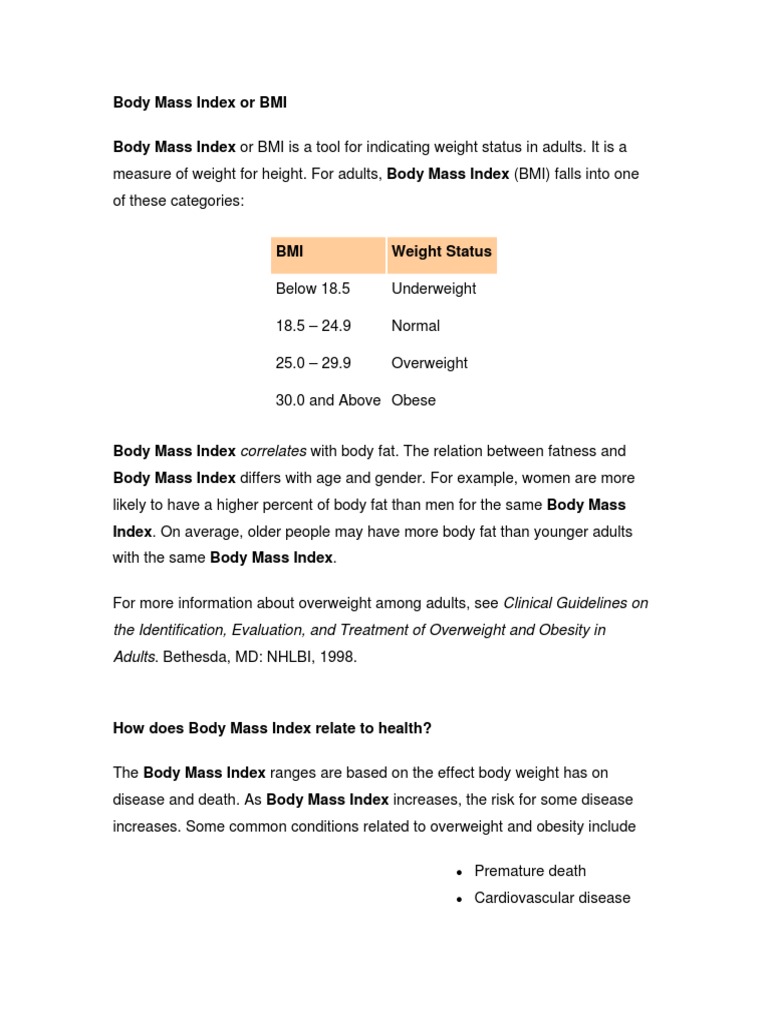 The Identification, Evaluation, and Treatment of Overweight and Obesity