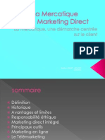 La Mercatique Et Le Marketing Direct