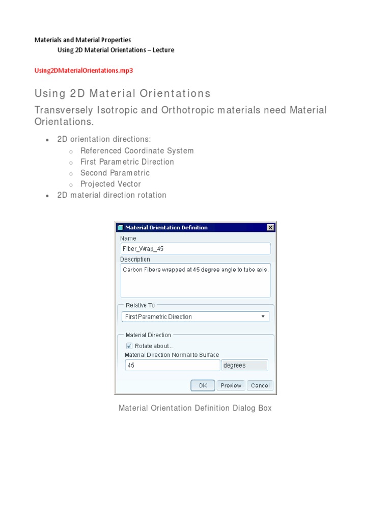 2D Material Orientation Techniques Guide | PDF | Stress (Mechanics ...
