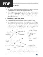 Pipeline Crossings and Clearances.: A. General