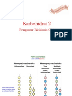 Karbohidrat 2 Pengantar Biokimia Gizi Polysaccharides dan Disakarida