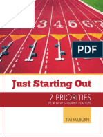 Just Starting Out: 7 Priorities