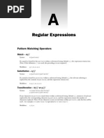 Regular Expressions: Pattern Matching Operators