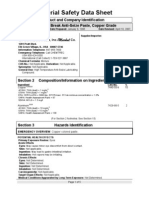 Ez Break Paste Copper Grade Msds